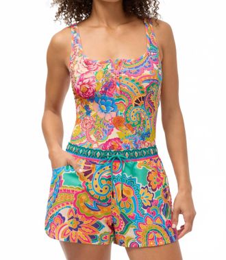 Johnny Was Floral Board Shorts In Cristata