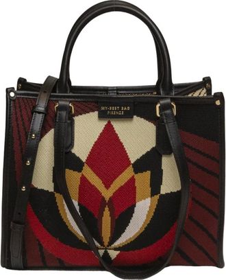 My Best Bags Firenze Atena Shopper - Dames - Tassen - Veelkleurig - Maat: ONE Size Leer