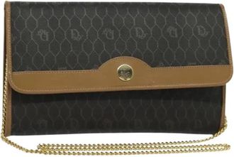 Dior Pre-owned Vintage Schoudertas - Dames - Vintage Clutch - Zwart - ONE Size - Leer - Vintage