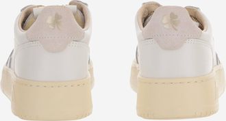 Autry Girls Sneakers Medalist Low White Leather Trainers