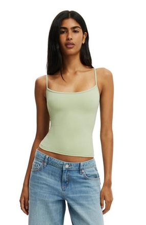 Cotton On Womens Hold Me Cami in Pistachio Crumble at Nordstrom, Size Xx-Small