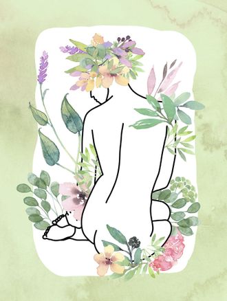 Komar Bild »Vita Pura« Natur 1 Stk. tlg. Wandbild zur Dekoration - ohne Rahmen