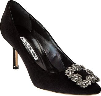 Manolo Blahnik Hangisi 70 Velvet Pump