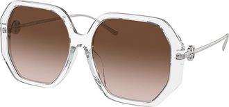 Tory Burch TY7204D Asian Fit 197913 Womens Sunglasses Clear Size 57