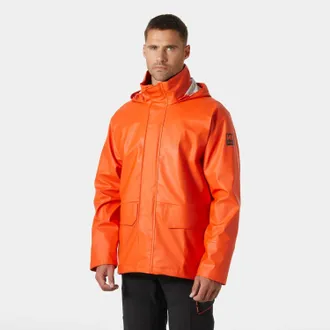 Helly Hansen Gale Waterproof Rain Jacket In Orange