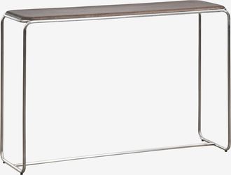 Sklum Consola Recibidor 120x35 Cm En Madera De Acacia Y Acero Inoxidable Altrex Sklum