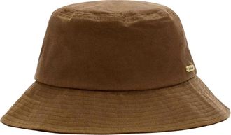 Barbour Delilah Waxed Bucket Hat - Dames - Hoeden - Bruin - M - Katoen - Accessoires