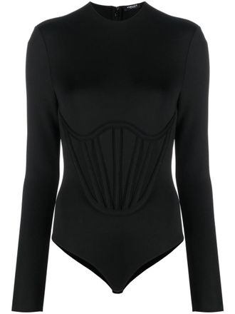 Versace Black Solid Swimwear