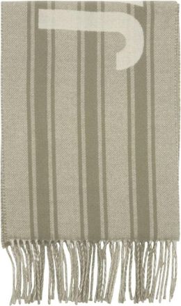 Jacquemus Womens Scarf Beige Wool