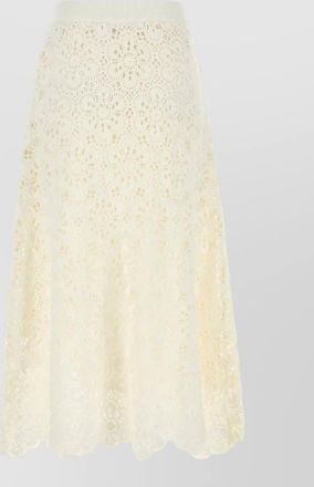 Farm Rio crochet a-line skirt
