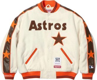 SUPREME x Mitchell & Ness SS26 Teams Varsity Jacket Light Blue SUP-SS26-281-BLU