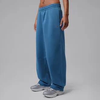 Nike Jordan Womens Jordan Brooklyn Wide-Leg Pants in Blue | IM7301-485
