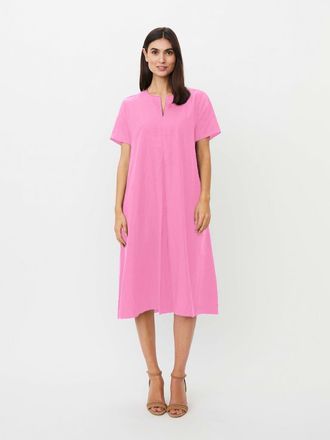 Masai Manipani Linen Tunic Dress in Fuchsia Pink at Nordstrom, Size Xx-Large