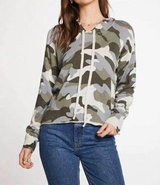 Chaser Lightweight Pullover Hoodie In Camouflage