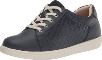 Trotters Womens Adore Quilted Sneaker In Navy