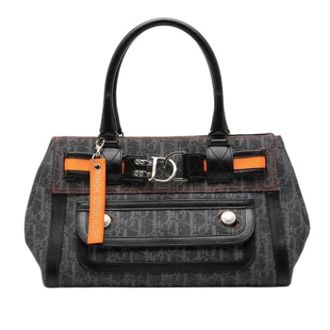 Dior Pre-owned Flight Tote Bag - Dames - Pre-owned - Zwart - Maat: ONE Size Zijde