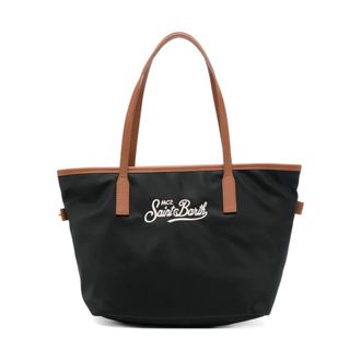 MC2 Saint Barth Tote Bags, female, Black, Size: ONE SIZE City Medium Tote