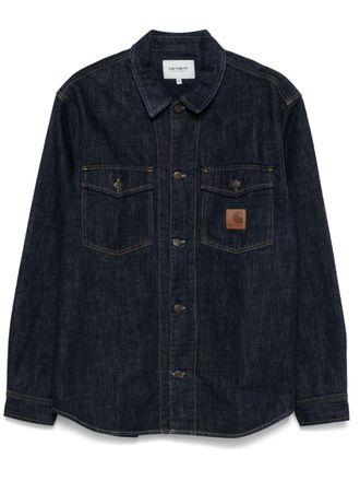 Carhartt Work in Progress Lincoln flap-pocket shirt jacket - Blue