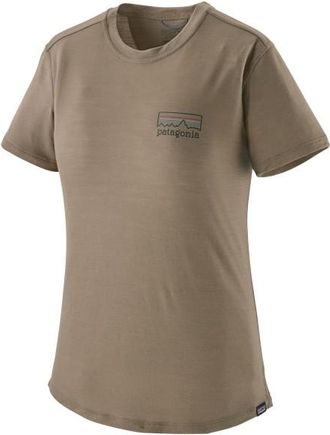 Patagonia Cap Cool Merino Graphic Shirt Merinoshirt für Damen | beige