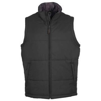 SOLS Unisex Warm Gilet voor volwassenen (Houtskool Grijs Effen)