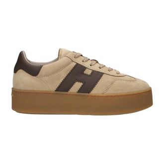 Hogan H681 Allacciato H - Dames - Sneakers - Beige - 38 EU - Su&egrave;de - Schoenen