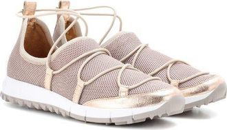 Jimmy Choo London Mesh Tea Rose Andrea Sneakers Size 38