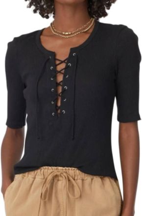 Xirena Terra Tee Top In Black