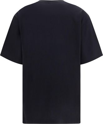 Gucci Womens Cotton And Silk Jersey T-Shirt Black-Mc Cotton; T-Shirts Black/mc Polos