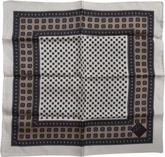 Dolce & Gabbana Multikleur Patroon Vierkante Mannen Foulard Sjaal