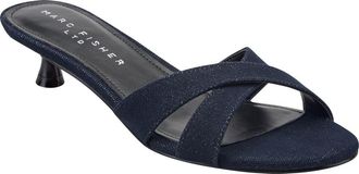 Marc Fisher Tracey Kitten Heel Slide Sandal in Dbl01 at Nordstrom Rack, Size 9.5