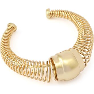 Robert Lee Morris Coiled Cuff Bracelet in Gold at Nordstrom