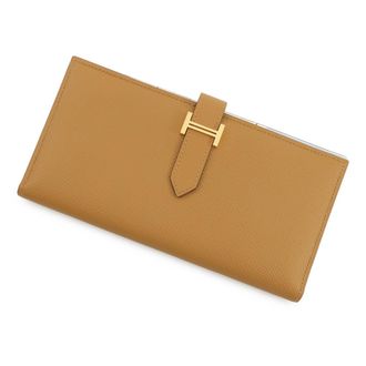 Herm&egrave;s Blue Epsom Leather Coin Purse/Coin Case (Pre-Owned)