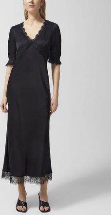 Rixo Womens Annina satiny V-neck dress