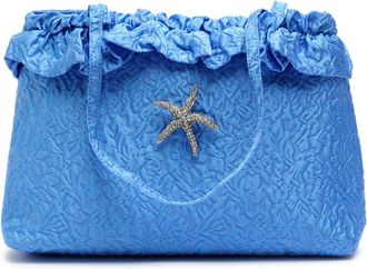 Sister Jane Reef Jacquard Cloqué bag - Blue - One Size