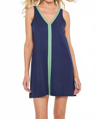 Lisa Todd Womens In A Tizzy Tunic Top In Blue