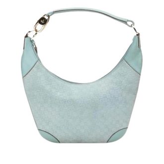 Gucci Pre-owned Shoulder Bags, female, Blue, Size: ONE SIZE Pre-owned Leather Shoulder Bag