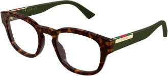 Gucci Glasses, male, Multicolor, Size: 50 MM Panthos Eyeglasses