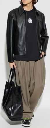 Lanvin T-shirt With Print, Mens, Black