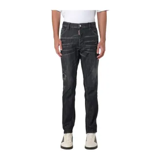 Dsquared2 Jeans, Heren, Zwart, M, Katoen, Skater Nirvana Jeans