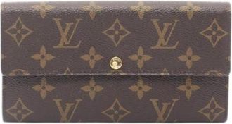 Louis Vuitton Pre-owned Portefeuille Sarah Monogram Wallet - Dames - Vintage Accessoires - Bruin - ONE Size - Vintage