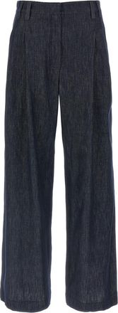 Brunello Cucinelli Blue Wide leg jeans