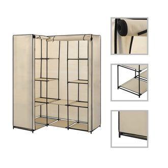 vidaXL Armario De Esquina Color Crema 130x87x169 Cm Vidaxl
