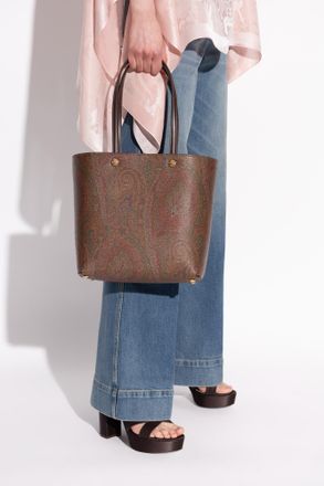 Etro Shopper Bag, Womens, Brown