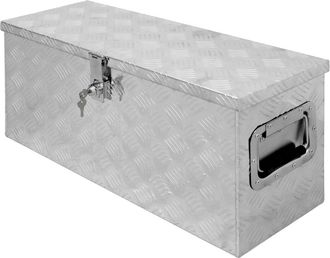 ECD Germany Ecd Germany - Caja De Aluminio Multiusos 73 X 24 X 32 Cm Resistente A La Corrosi&oacute;n Con Sistema De Cierre De Almacenamiento De Herramientas Malet&iacute;n Seg