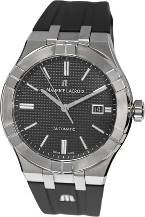 Maurice Lacroix Pre-owned Maurice Lacroix Aikon Automatic Black Dial Mens Watch AI6008