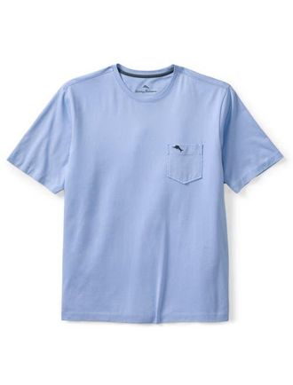 Tommy Bahama Big & Tall New Bali Skyline Pocket Tee in Fresh Air at Nordstrom, Size 2X Big