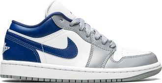 Nike Jordan Air Jordan 1 Low Stealth/French Blue sneakers - women - Leather - 11.5 - White