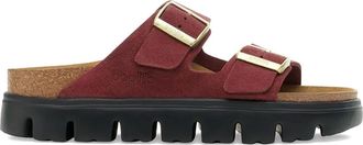Birkenstock Slippers met plateauzool - Rood