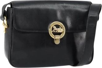Celine Pre-owned Vintage leren schoudertas - Dames - Vintage Schoudertas - Zwart - ONE Size - Leer - Vintage