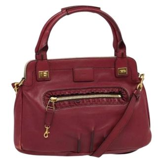 Chlo&eacute; Pre-owned Handbags, female, Red, Size: ONE SIZE Pre-owned Hand Bag